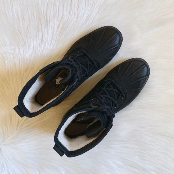 UGG Black Azaria Waterproof Duck Boots - Picture 2 of 8